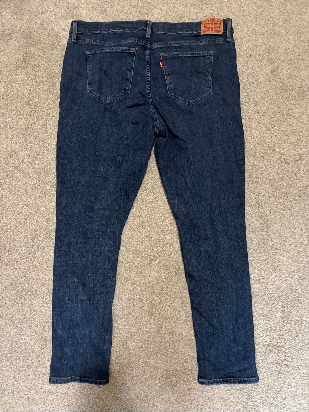 Levi’s 311 Shaping Skinny Jeans Womens Size 34 Dark Wash Stretch Denim - Picture 7 of 9